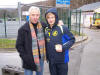 Alex Kunert (re) mit Ex-Chemnitz-Trainer Christoph Franke