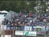 Blick auf die knapp 200 VfB-Fans vor dem Spiel